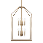 Kichler 52723CPZ Eight Light Foyer Pendant, Champagne Bronze (6)