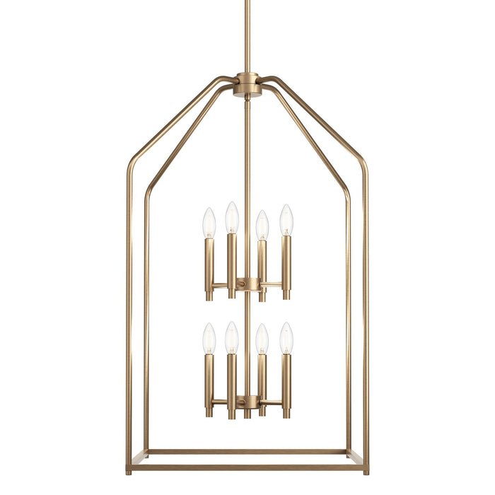 Kichler 52723CPZ Eight Light Foyer Pendant, Champagne Bronze (6)