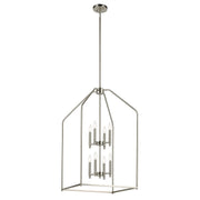 Kichler 52723NI Eight Light Foyer Pendant, Brushed Nickel (2)