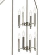 Kichler 52723NI Eight Light Foyer Pendant, Brushed Nickel (4)