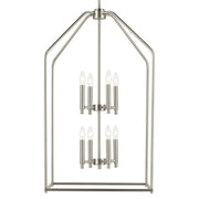 Kichler 52723NI Eight Light Foyer Pendant, Brushed Nickel (6)