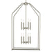 Kichler 52723NI Eight Light Foyer Pendant, Brushed Nickel (6)