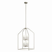Kichler 52723NI Eight Light Foyer Pendant, Brushed Nickel