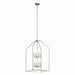 Kichler 52723NI Eight Light Foyer Pendant, Brushed Nickel