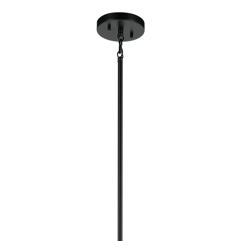 Kichler 52724BK Eight Light Foyer Pendant, Black (3)