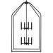 Kichler 52724BK Eight Light Foyer Pendant, Black (6)