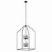 Kichler 52724BK Eight Light Foyer Pendant, Black