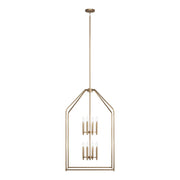 Kichler 52724CPZ Eight Light Foyer Pendant, Champagne Bronze (5)