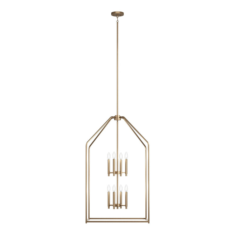 Kichler 52724CPZ Eight Light Foyer Pendant, Champagne Bronze (5)