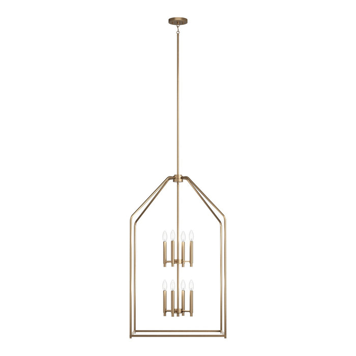 Kichler 52724CPZ Eight Light Foyer Pendant, Champagne Bronze (5)