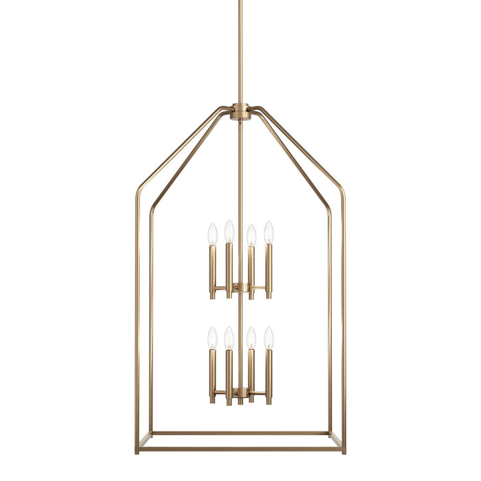 Kichler 52724CPZ Eight Light Foyer Pendant, Champagne Bronze (6)