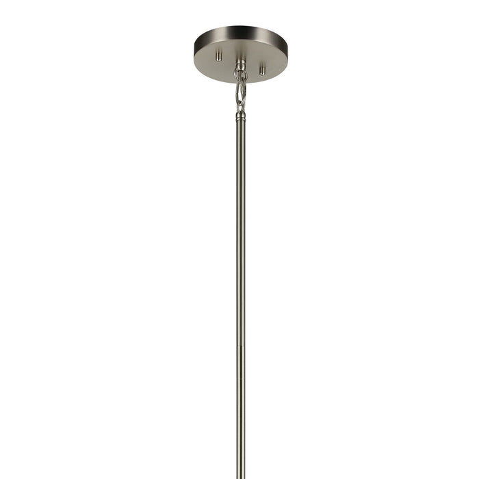 Kichler 52724NI Eight Light Foyer Pendant, Brushed Nickel (3)