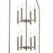Kichler 52724NI Eight Light Foyer Pendant, Brushed Nickel (4)