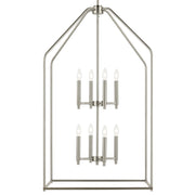 Kichler 52724NI Eight Light Foyer Pendant, Brushed Nickel (6)