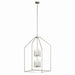 Kichler 52724NI Eight Light Foyer Pendant, Brushed Nickel