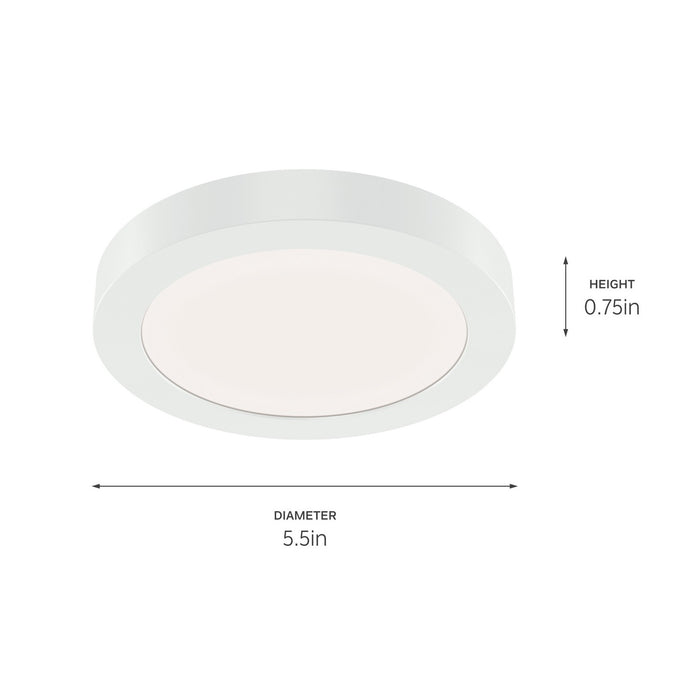 Kichler 53005WH30 LED Downlight, White (4)