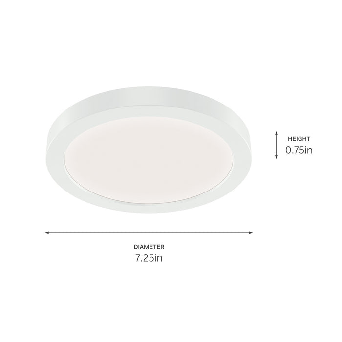 Kichler 53007WH30 LED Downlight, White (4)