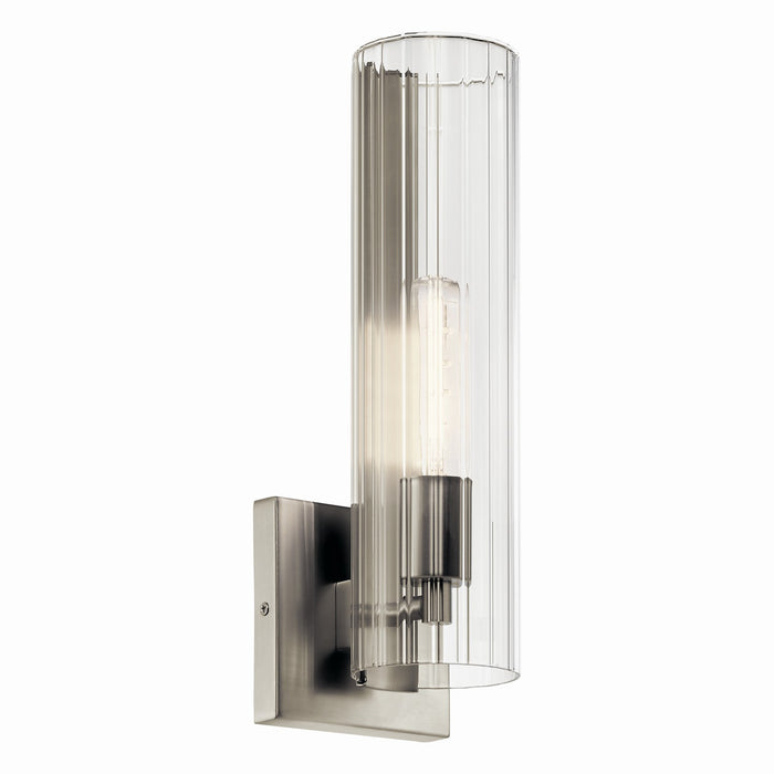Kichler 55165NI One Light Wall Sconce, Brushed Nickel