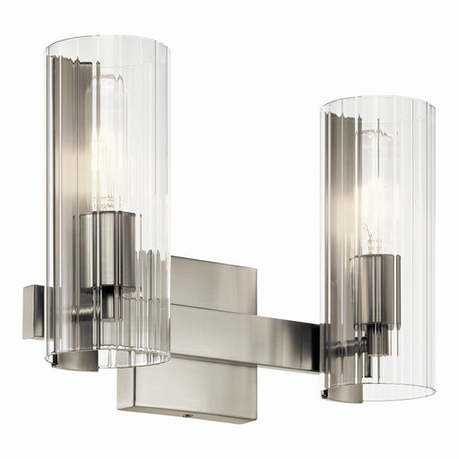 Kichler 55167NI Two Light Vanity, Brushed Nickel