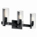 Kichler 55168BK Three Light Vanity, Black