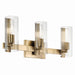 Kichler 55168CPZ Three Light Vanity, Champagne Bronze