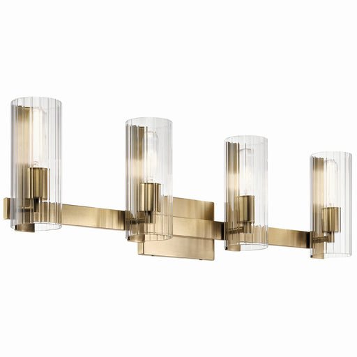 Kichler 55169CPZ Four Light Vanity, Champagne Bronze