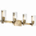 Kichler 55169CPZ Four Light Vanity, Champagne Bronze