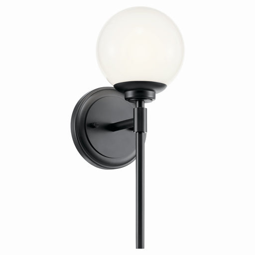 Kichler 55170BK One Light Wall Sconce, Black