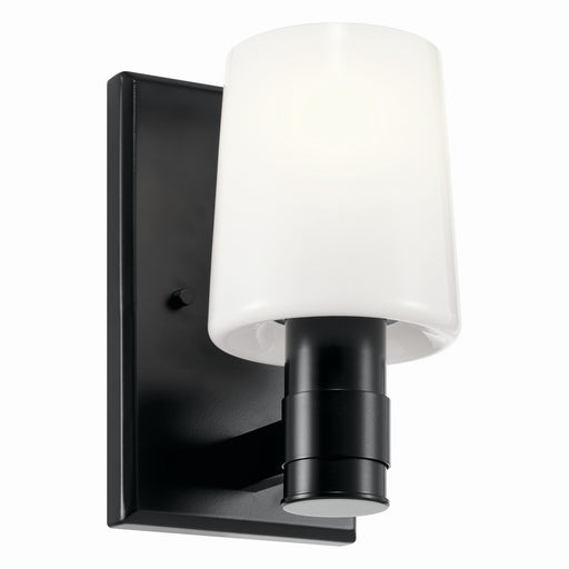 Kichler 55174BK One Light Wall Sconce, Black