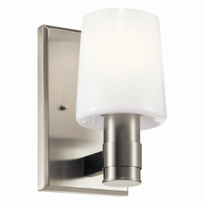 Kichler 55174NI One Light Wall Sconce, Brushed Nickel