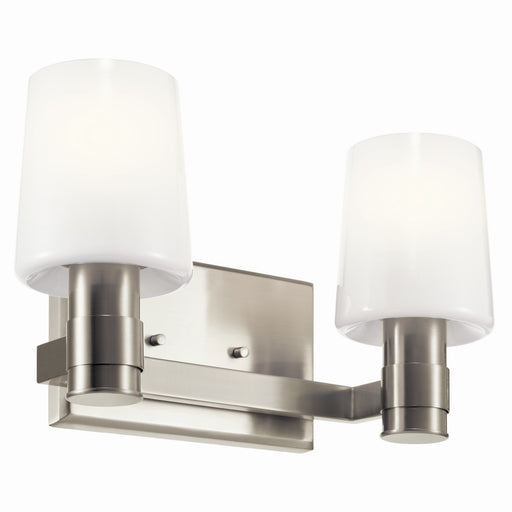 Kichler 55175NI Two Light Vanity, Brushed Nickel
