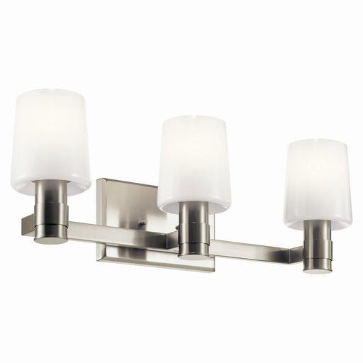 Kichler 55176NI Three Light Vanity, Brushed Nickel