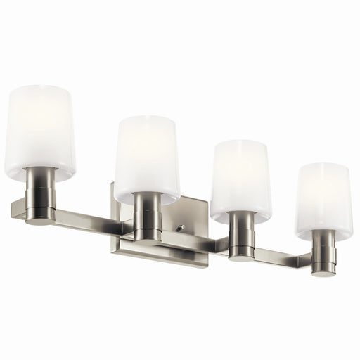 Kichler 55177NI Four Light Vanity, Brushed Nickel