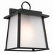 Kichler 59106BK One Light Outdoor Wall Mount, Black