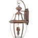 Quoizel NY8317AC Newbury Two Light Outdoor Wall Lantern, Aged Copper Main Image.jpg