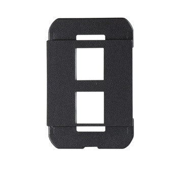 adorne® AC2PFG1 2-Port Frame, Graphite Main Image.jpg
