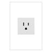 Legrand ARTR151W10 Single Tamper-Resistant Outlet, White Main Image