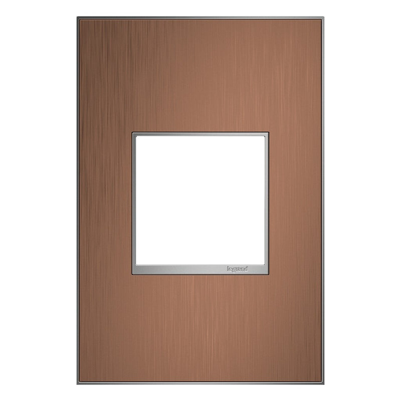 adorne® AWM1G2CU4 Copper One-Gang Screwless Wall Plate Main Image.jpg