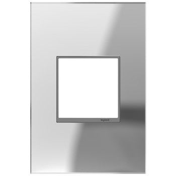 Legrand AWM1G2MR1 Adorne Gang Wall Plate, Mirror Main Image