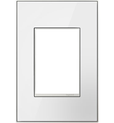 Legrand AWM1G3MWW4 Adorne Gang Wall Plate, White Main Image