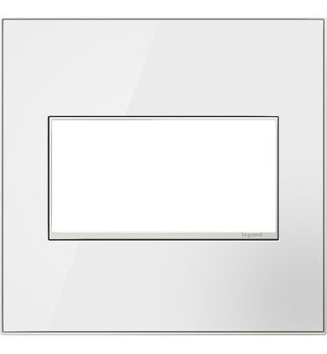 Legrand AWM2GMWW4 Adorne Gang Wall Plate, White Main Image