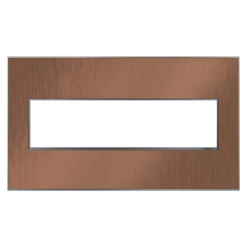adorne® AWM4GCU4 Copper Four-Gang Screwless Wall Plate Main Image.jpg