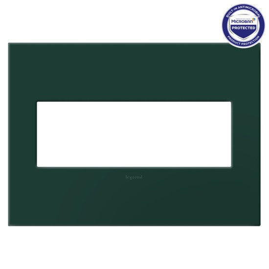 adorne® AWP3GEG Evergreen Three-Gang Screwless Wall Plate with Microban® Main Image.jpg