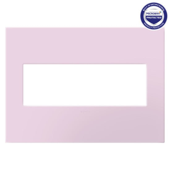 adorne® AWP3GRA Rosa Three-Gang Screwless Wall Plate with Microban® Main Image.jpg
