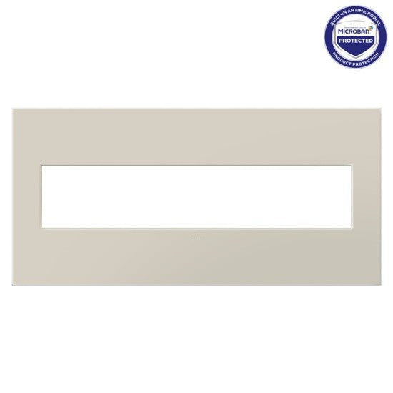 adorne® AWP5GOM Oatmeal Five-Gang Screwless Wall Plate with Microban® Main Image.jpg
