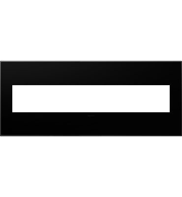 adorne® AWP6GNK1 Black Ink Six-Gang Screwless Wall Plate Main Image.jpg
