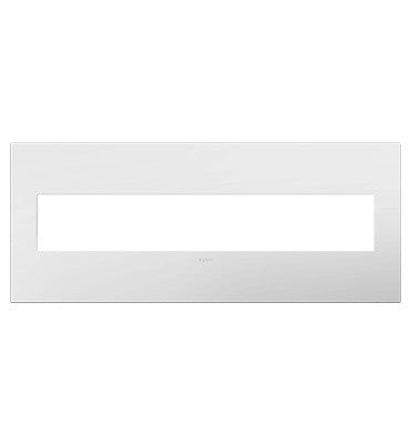 adorne® AWP6GWH1 Gloss White Six-Gang Screwless Wall Plate with Microban® Main Image.jpg