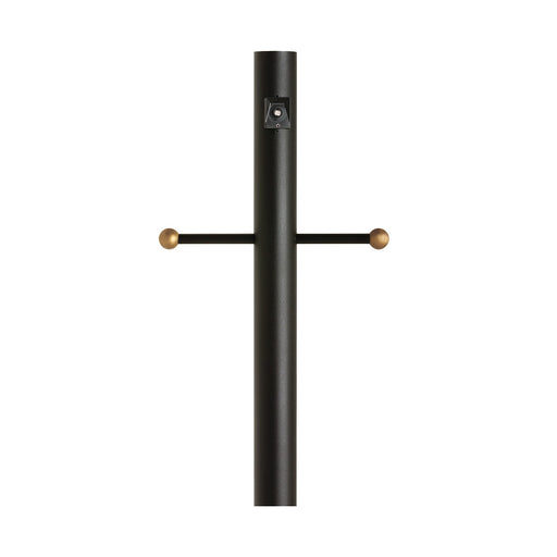 Generation Lighting 8114-12 Outdoor Posts Post with Ladder Rest and Photo Cell, Black Main Image.jpg