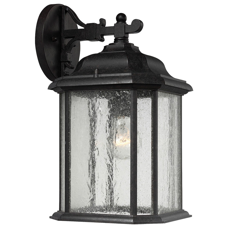 Generation Lighting 84031-746 Kent One Light Outdoor Wall Lantern, Oxford Bronze Main Image.jpg