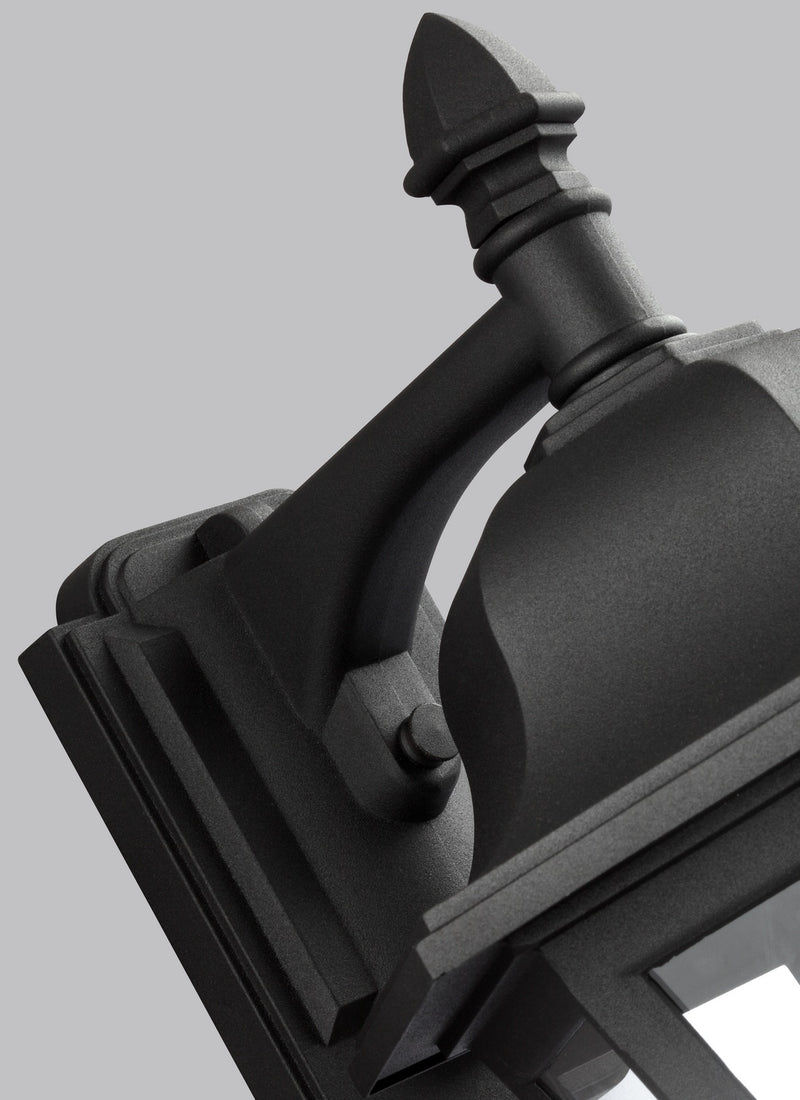 Generation Lighting 8825-12 Brentwood One Light Outdoor Wall Lantern, Black Alternate Image.jpg